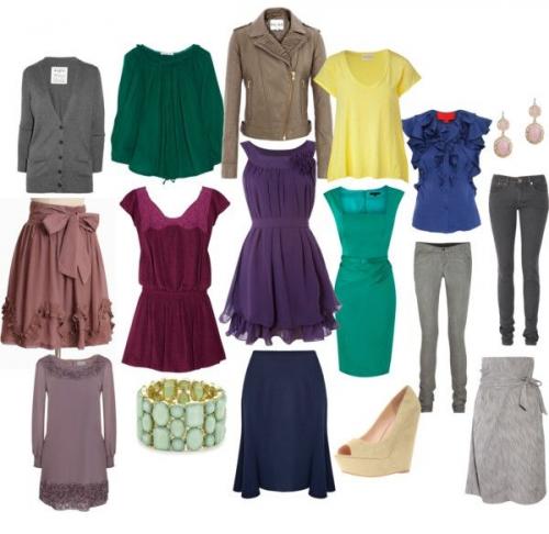 Цветотип лето цвета в макияже и одежде. Палитра цветов для базового и дополнительного гардероба