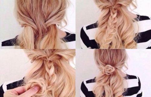 Прическа без плойки роза из волос. Прическа Роза — секреты создания элегантной укладки волос