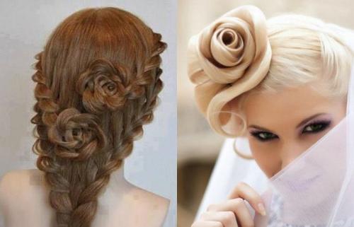Прическа без плойки роза из волос. Прическа Роза — секреты создания элегантной укладки волос