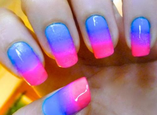 Как сделать градиент на ногтях гель-лаком. Технологии выполнения градиента гель-лаком