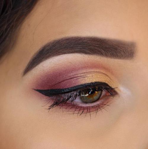 Шиммер тени для век, что это. Варианты макияжа с тенями с шиммером