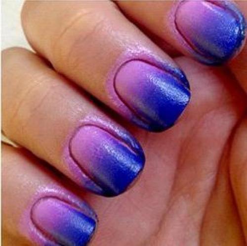 Как сделать градиент на ногтях обычным лаком. Как сделать маникюр-градиент в домашних условиях