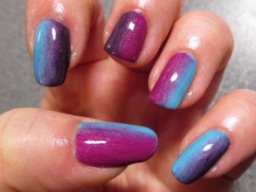 Как сделать градиент на ногтях гель-лаком. Технологии выполнения градиента гель-лаком