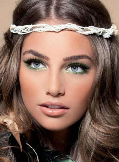 Как сделать дневной макияж для серо-голубых глаз. Вечерний макияж для серых глаз