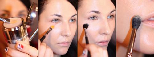 Как правильно наносить консилер под глаза. 