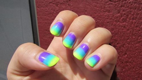 Как сделать градиент на ногтях гель-лаком. Технологии выполнения градиента гель-лаком