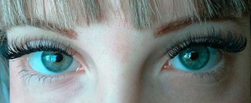 Изгиб нарощенных ресниц м. Какие формы глаз существуют