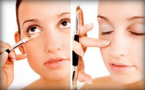 Как правильно наносить консилер под глаза. 