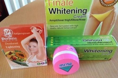 Отбеливающий крем для подмышек. Применение кремов