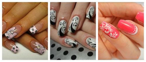 Как сделать красивые рисунки на ногтях в домашних условиях. Рисунки на ногтях в домашних условиях (30 фото)