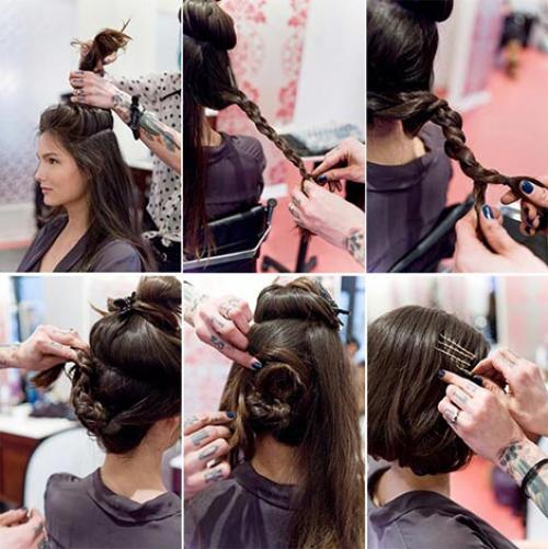 Как сделать каре не обрезая волосы с помощью ленты. Тренд сезона: фальшивое каре