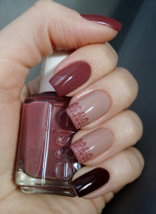 Цвет Марсала ногти. Маникюр цвета марсала: фото изысканных идей по дизайну. Новинки 2020 года.