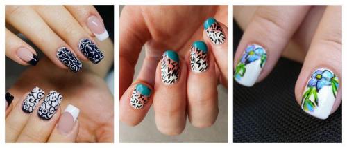 Маникюр дома рисунки на ногтях своими руками. Рисунки на ногтях в домашних условиях (30 фото)