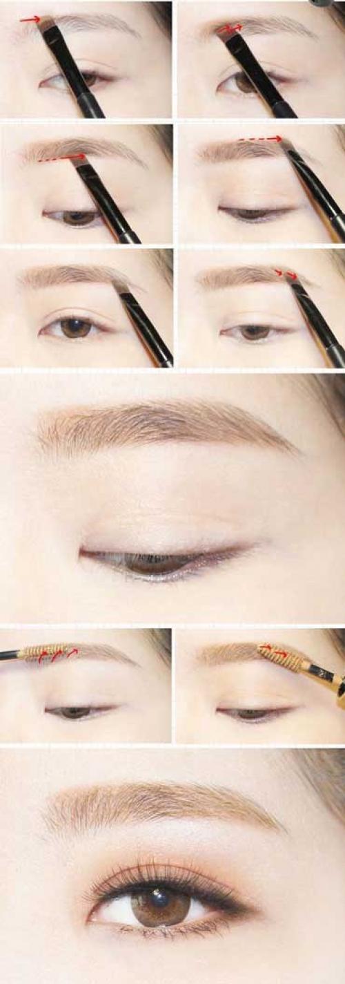 Макияж для азиатских глаз до и после. Правила выполнения макияжа для азиатских глаз