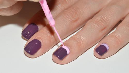 Как сделать лунный маникюр пошагово в домашних условиях: фото с трафаретом и без