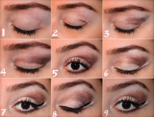 Кошачьи глаза стрелки. Пошаговая техника выполнения макияжа «кошачий глаз»: фото