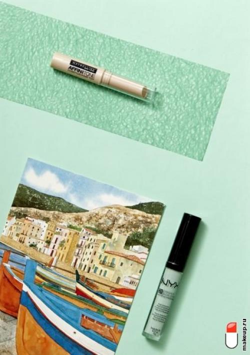 Зеленый корректор для лица, как пользоваться. Зеленый корректор для лица: все, что надо знать