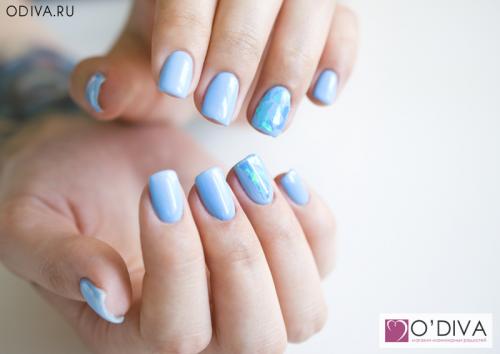 Фольга битое стекло на ногти, как делать. Как сделать френч "Битое стекло".