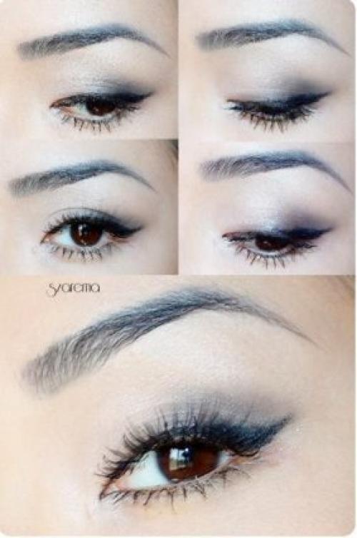 Дневной макияж для азиатских глаз