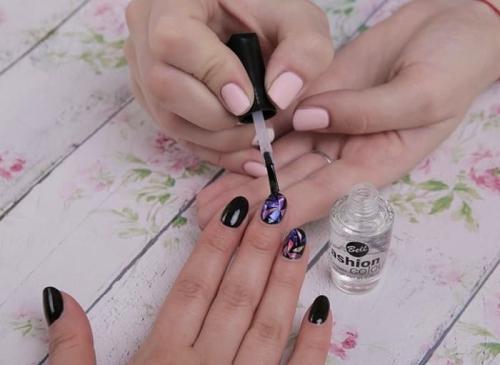 Дизайн Битое стекло на ногтях, как делать гель лак пошагово. Пошаговая инструкция: как сделать «битое стекло»