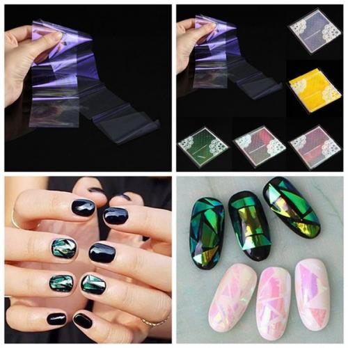 Маникюр гель лак Битое стекло, как сделать. Как сделать «Битое стекло» гель-лаком