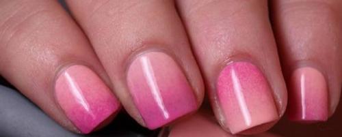 Как делать градиент на ногтях гель-лаком губкой без пузырьков. Как сделать розовый градиент на ногтях губкой и гель-лаком без пузырей — мастер-класс с пошаговыми фото