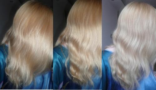 Лечение волос до и после. 