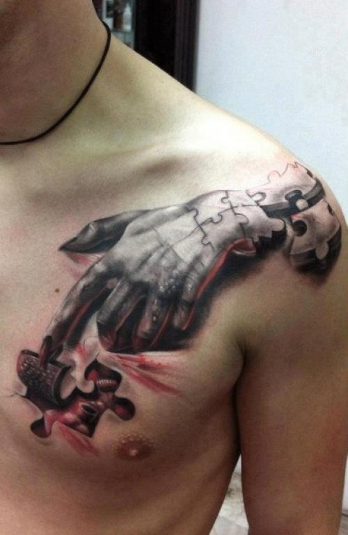 Тату на ключице мужские маленькие. Татуировки на ключице