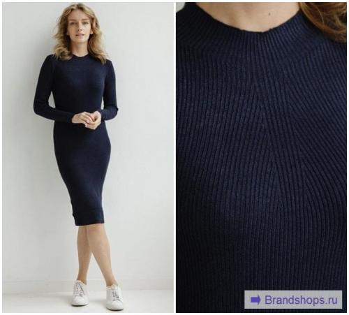 С чем носить платье лапшу зимой черного цвета. Платье-лапша