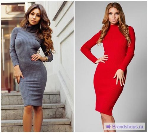 С чем носить платье лапшу зимой черного цвета. Платье-лапша