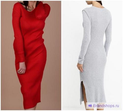 С чем носить платье лапшу зимой черного цвета. Платье-лапша