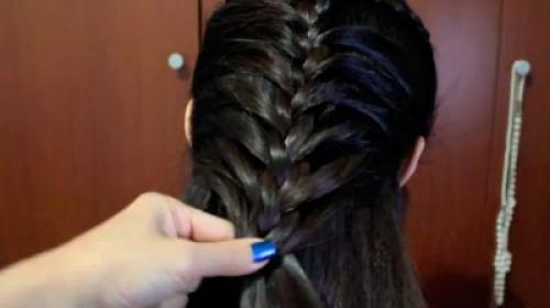 Воздушное плетение кос. Воздушная коса шаг за шагом