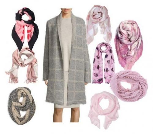 Подобрать шарф к серому пальто. Какого цвета шарф подойдёт к серому пальто