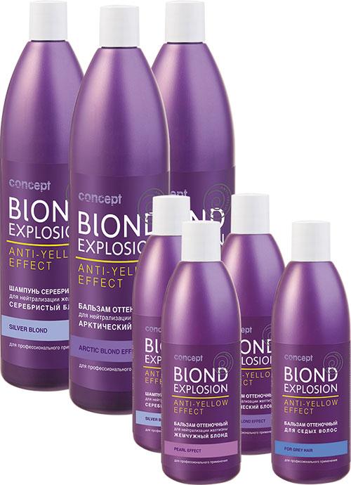 Арктический блонд бальзам концепт. Оттеночный бальзам для волос Эффект арктический блонд от Concept 02