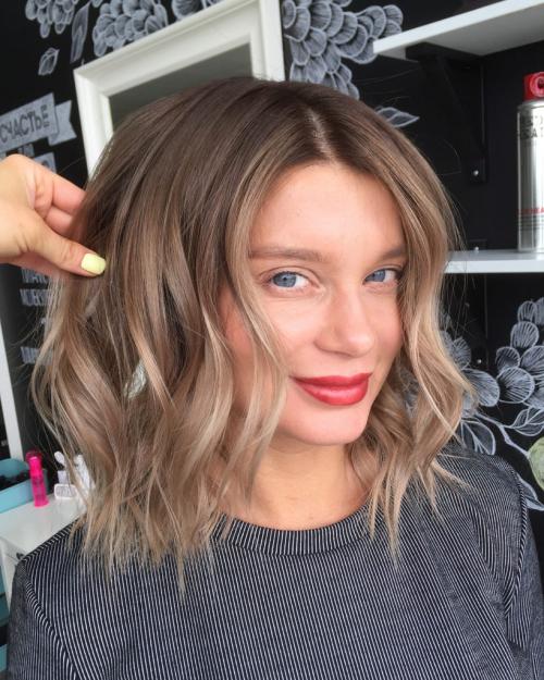 Шатуш на седые волосы. Окрашивание шатуш на короткие волосы – фото до и после, цена, плюсы и минусы, подходящие оттенки и прически