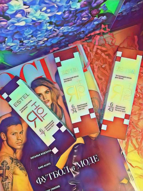 Оттеночная маска. И уход, и окрашивание: оттеночные маски Estel Я тон из Фикс Прайса