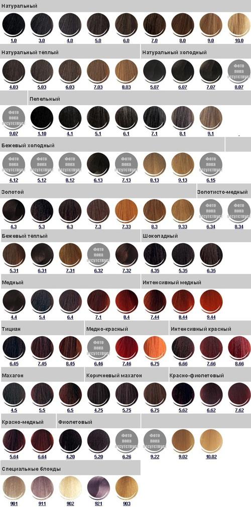 Палитра краски студио с рисом от Капус. Kapous Studio Крем-краска для волос с экстрактом женьшеня и рисовыми протеинами