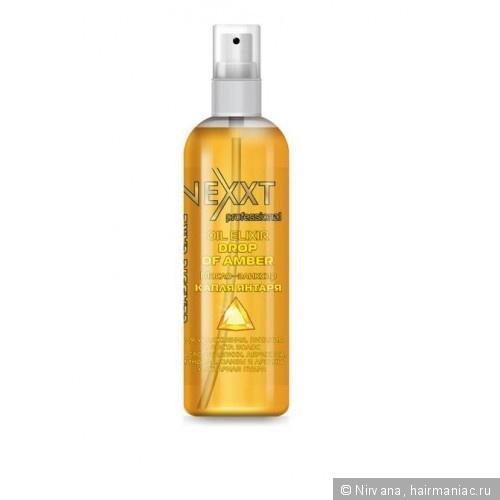 Nexxt масло для волос капля ЯНТАРЯ. Масло-эликсир КАПЛИ ЯНТАРЯ NEXXT PROFESSIONAL