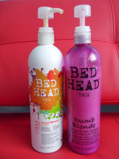 TIGI Bed Head Dumb Blonde shampoo and conditioner