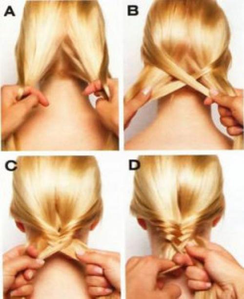 Рыбий хвост на ночь. Инструкция, как плести косу рыбий хвост