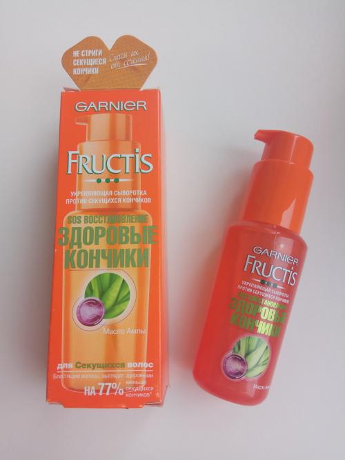 Масло для волос фруктис здоровые кончики. Сыворотка для волос Garnier Fructis, SOS восстановление, Здоровые кончики отзыв