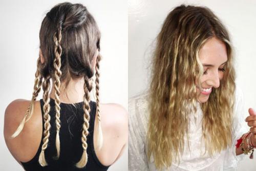 Заломы на волосах после сна. Прическа для сна: как уложить волосы, чтобы утром выглядеть шикарно