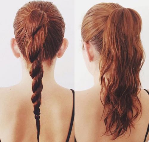 Заломы на волосах после сна. Прическа для сна: как уложить волосы, чтобы утром выглядеть шикарно