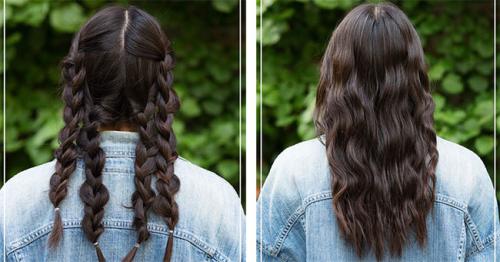 Заломы на волосах после сна. Прическа для сна: как уложить волосы, чтобы утром выглядеть шикарно