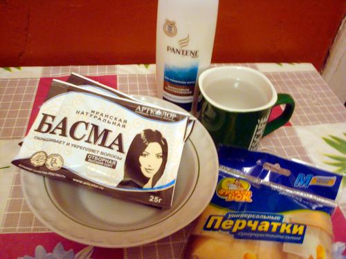 Как красить волосы басмой без хны. Коротко о применении