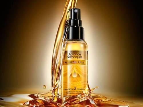 Сыворотка-спрей драгоценные масла. Средства для волос из серии Advance Techniques «Драгоценные масла» от Avon: сыворотка для интенсивного блеска волос, двухфазная сыворотка-спрей и шампунь