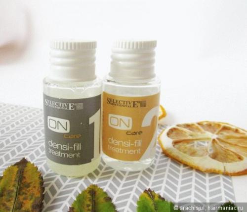 Филлер селектив для волос. Двухкомпонентный филлер для восстановления волос Selective ONcare Densi-Fill Treatment 01