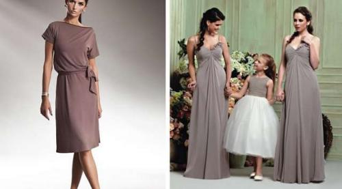 Цвет мокко одежды.