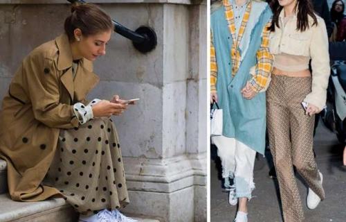 Цвет мокко одежды.