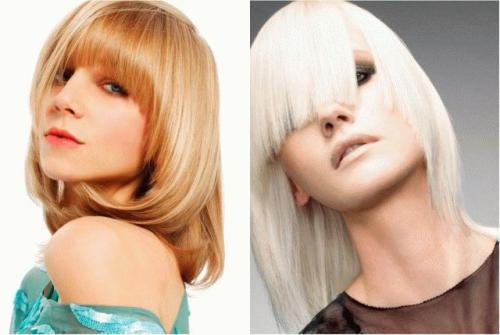 Укладка на средние волосы с челкой. Как подобрать прическу по типу лица